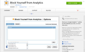 Block yourself Chrome Store