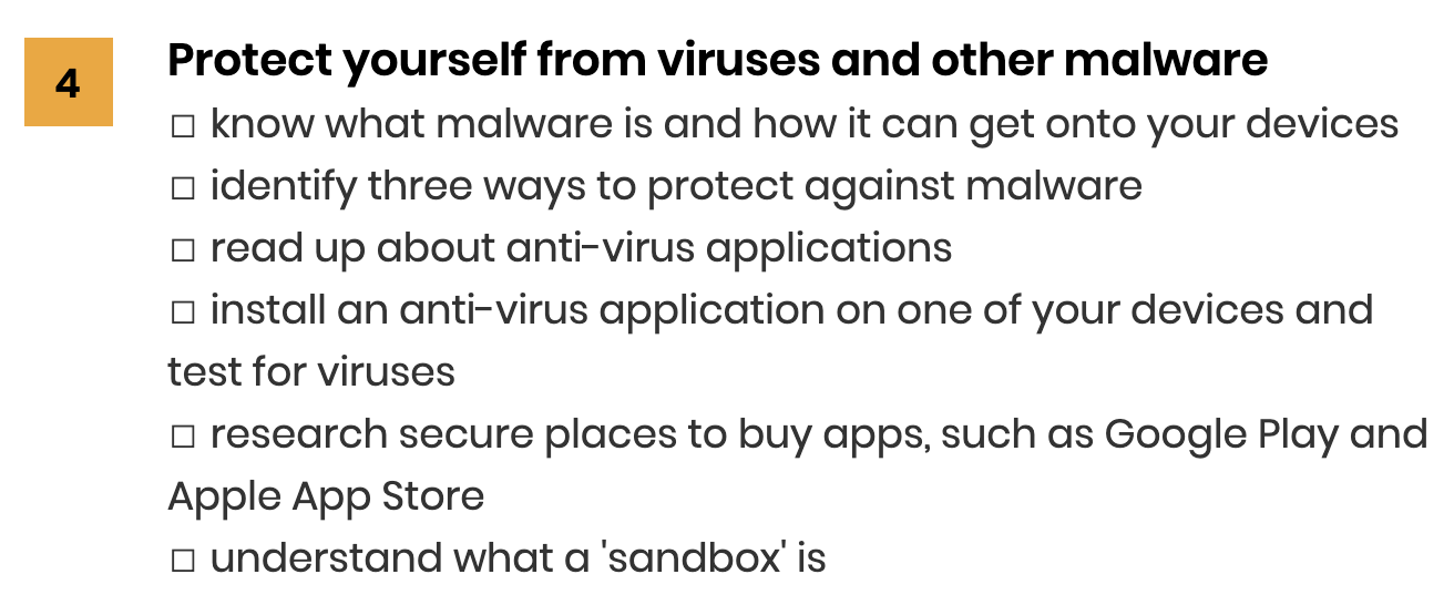 Protect from viruses and other malware