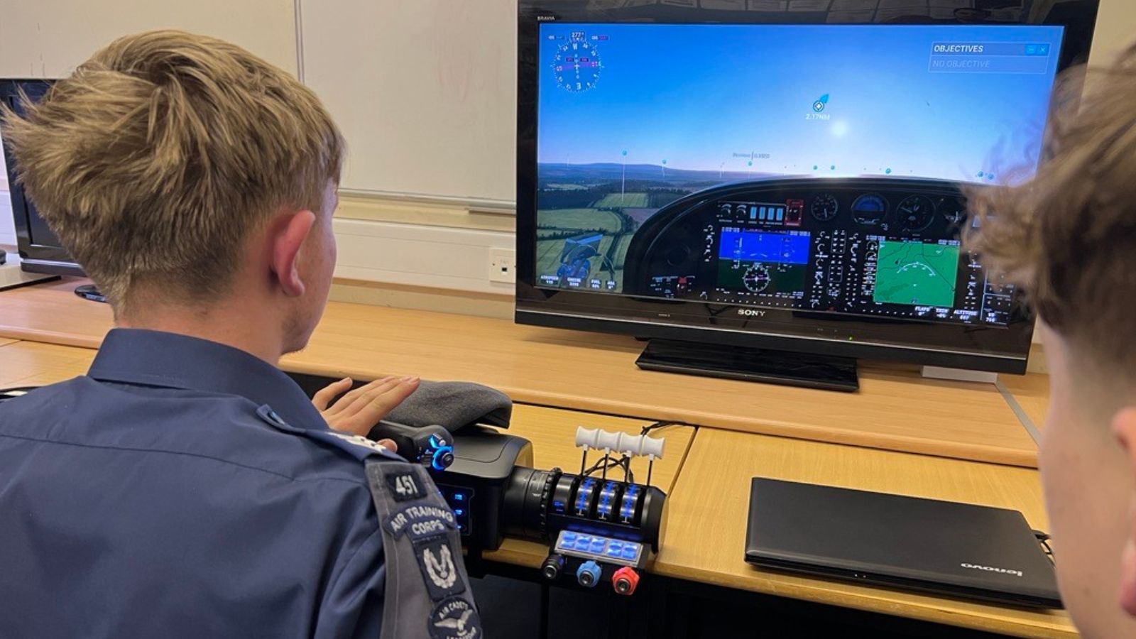 Superfast IT Donates Flight Simulator to Stourbridge Air Cadets