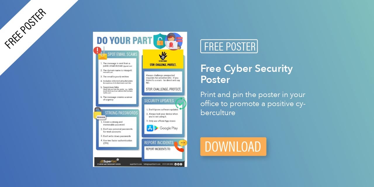 Cyber Security Poster