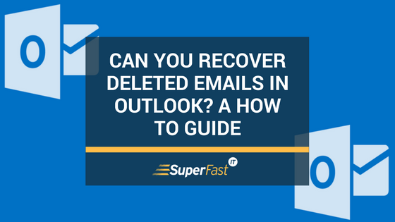 how to recover deleted items in outlook 2016