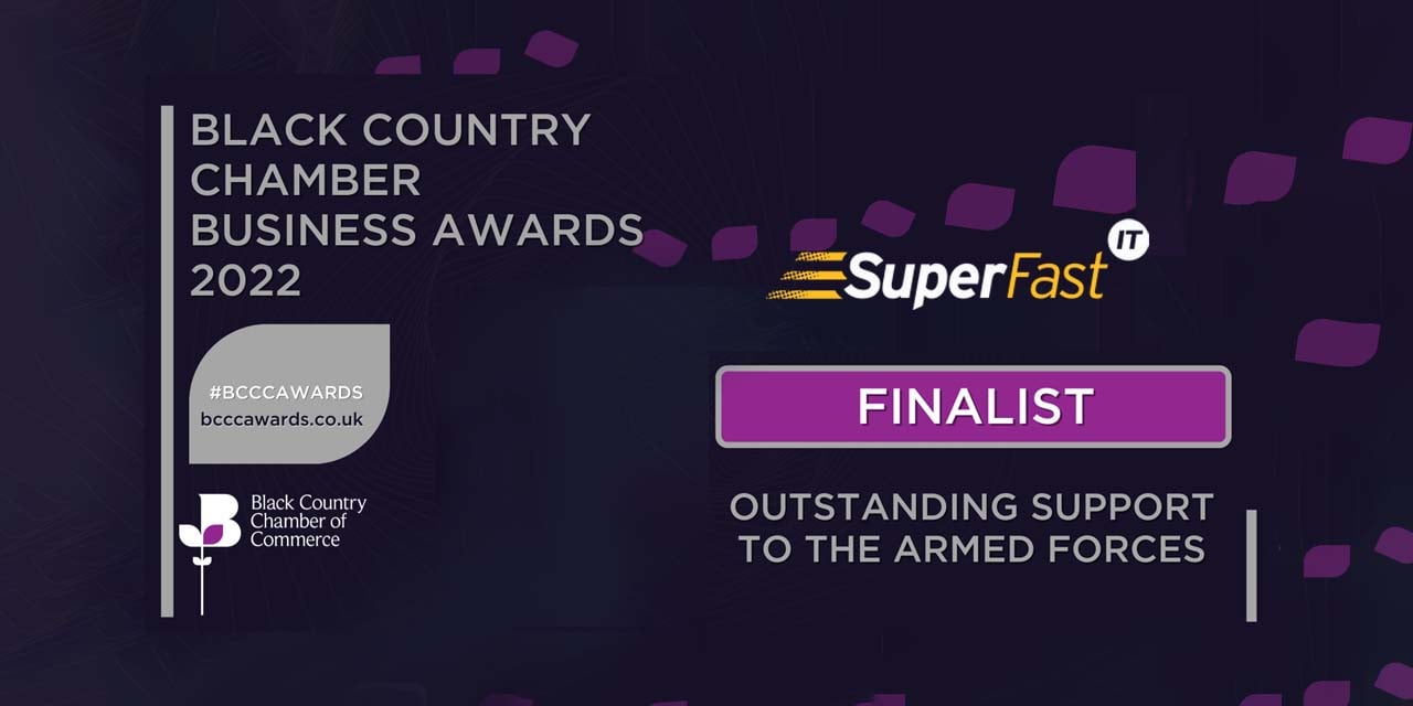 Outstanding support to the Armed Forces finalist - Black Country Chamber of Commerce Business Awards